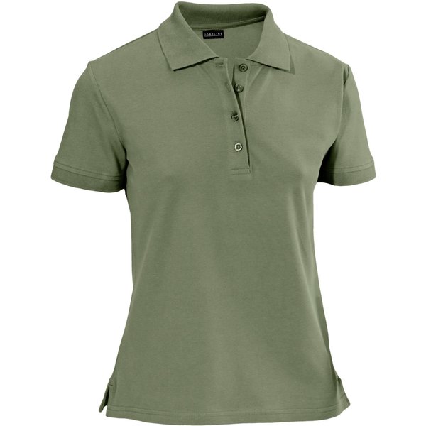 JOBELINE Polo femme Caty manches courtes; Taille S; kaki