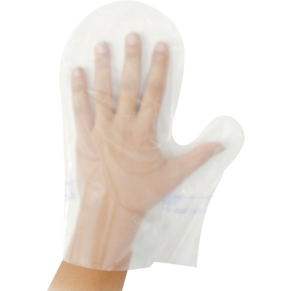 Guanti igienici a manopola Hygostar; 25 cm (L); trasparente; 100 pz. / Pacco