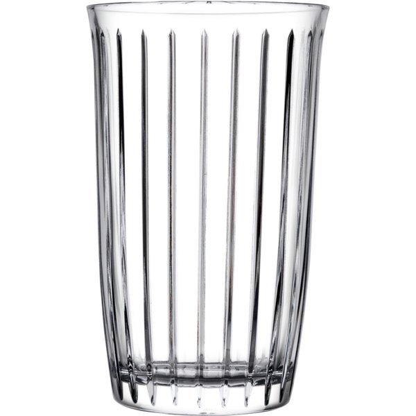 Tumbler alto Joy in vetro rigato Pasabahçe; 295 ml, 7.85x12.3 cm (ØxH); trasparente; 4 pz. / Pacco