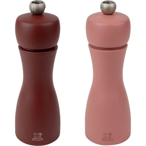 Peugeot Set de moulins Tahiti; 15 cm (H); brun clair/brun foncé