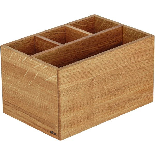 VEGA Portaposate da tavolo Esino senza manico; 21.2x14.4x12 cm (LxLxH); quercia