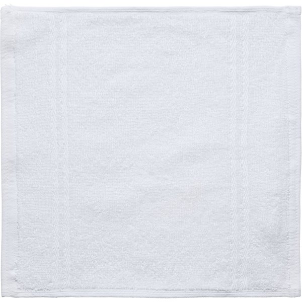 5x ERWIN M. Essuie-mains Classico avec liteau; 30x30 cm (lxL); blanc; 5 pièce(s) / Lot