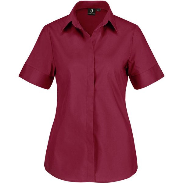 JOBELINE Chemisier femme Fiore manches courtes; Taille 42; bordeaux