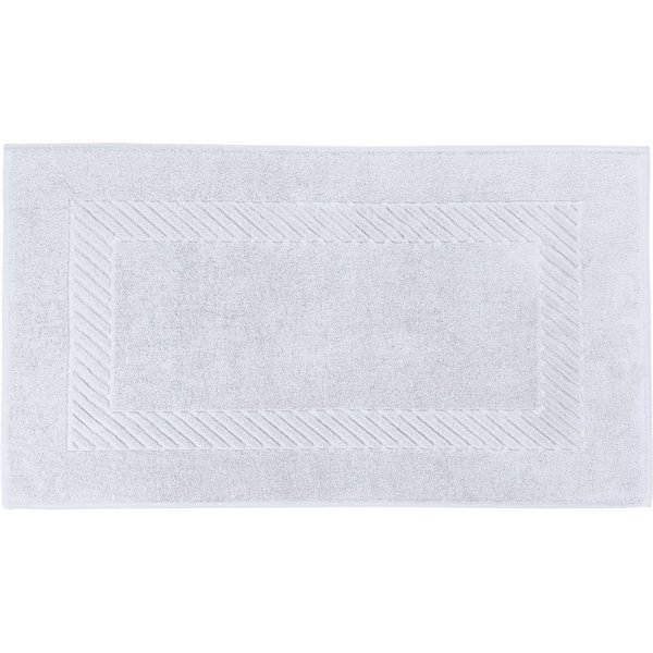ERWIN M. Tappeto bagno Valencia tinta unita; 50x90 cm (LxL); bianco