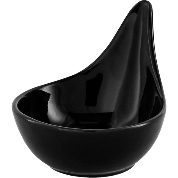 12x VEGA Mini ciotolina Goccia; 60 ml, 8.8x6.8x6.3 cm (LxLxH); nero; 12 pz. / Pacco
