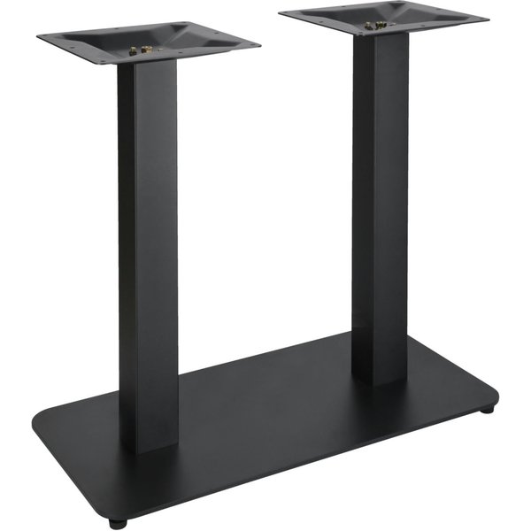 PULSIVA Base per tavoli rettangolari Tavio; 80x40x72 cm (LxLxH); nero