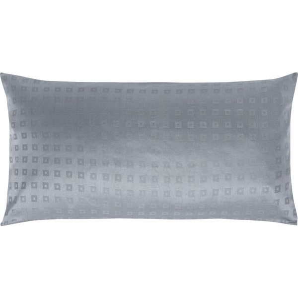 ERWIN M. Taie d'oreiller Cube fermeture zippée; 65x100 cm (Lxl); gris clair