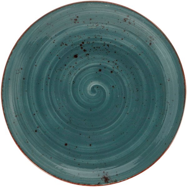 4x VEGA Assiette Nebro plate; 31 cm (Ø); bleu; rond(e); 4 pièce(s) / Lot