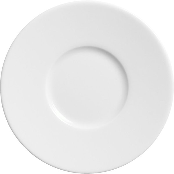 6x VEGA Sous-tasse café expresso Kelso; 13 cm (Ø); blanc; rond(e); 6 pièce(s) / Lot