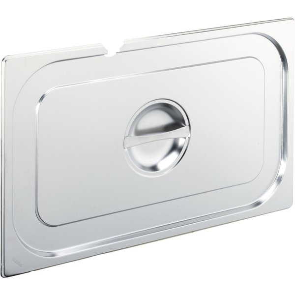 Couvercle pour bac Gastro GN 1/1 Basic avec logement pour cuillère PULSIVA; GN 1/1, 53x32.5 cm (Lxl); argenté