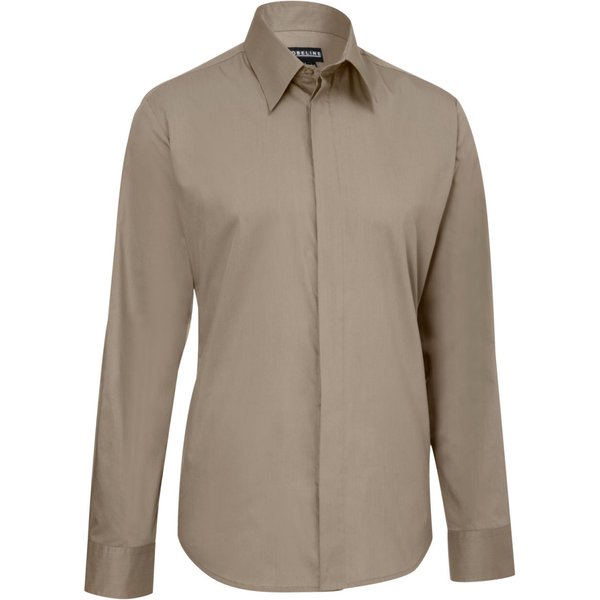 JOBELINE Camicia da uomo Noah maniche lunghe; Taglia 45/46; tortora