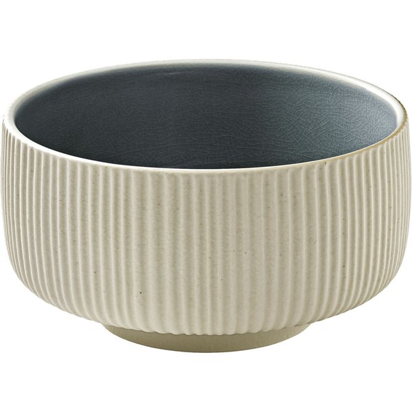 6x Playground Ciotola Nara con rilievo; 880 ml, 15x7.8 cm (ØxH); grigio; 6 pz. / Pacco