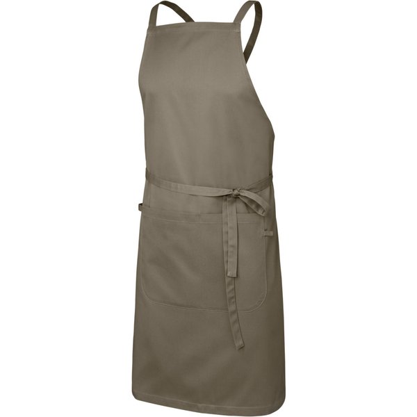 JOBELINE Tablier à bavette Botéro 88x100 cm; 88x100 cm (Lxl); taupe
