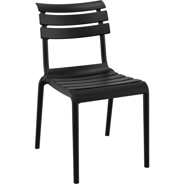 Chaise Helen sans accoudoirs Siesta; 50x59x84 cm (lxPxH); noir; 4 pièce(s) / Lot