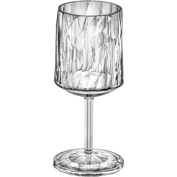 Verre à vin Classic Wine Club No. 9 Superglas Tritan - ReNew avec jauge de 0,2 l koziol; 25 cl, 7.6x17.2 cm (ØxH); transparent; 0.2 l trait de remplissage, 12 pièce(s) / Lot