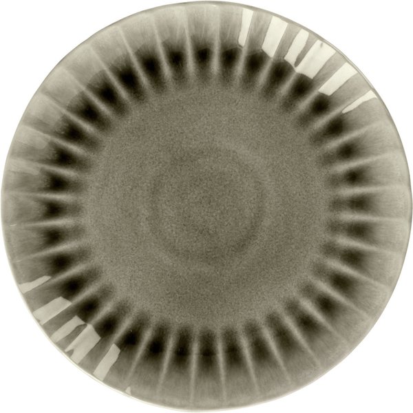 4x VEGA Assiette Flora plate; 26.6x3.1 cm (ØxH); gris; rond(e); 4 pièce(s) / Lot
