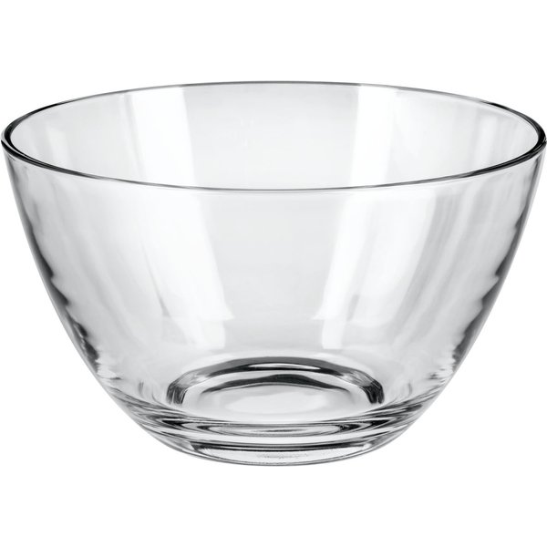 4x Borgonovo Ciotole in vetro Palladio ; 2600 ml, 21.5x12.5 cm (ØxH); trasparente; 4 pz. / Pacco