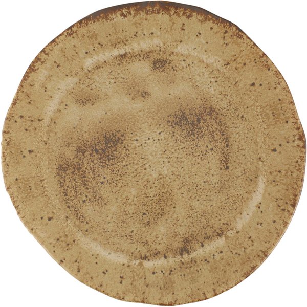 6x Porland Piatto piano Natura; 22.5x2.75 cm (ØxH); marrone chiaro/marrone scuro; rotonda; 6 pz. / Pacco