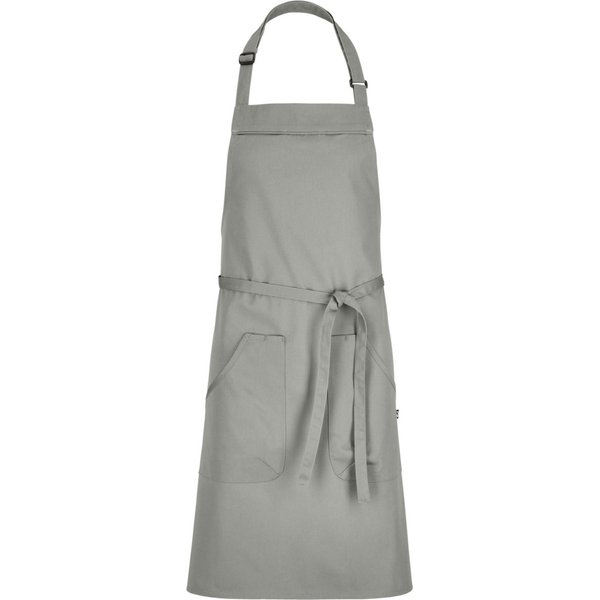 JOBELINE Tablier à bavette Gabo 88x80 cm; 88x80 cm (Lxl); gris clair