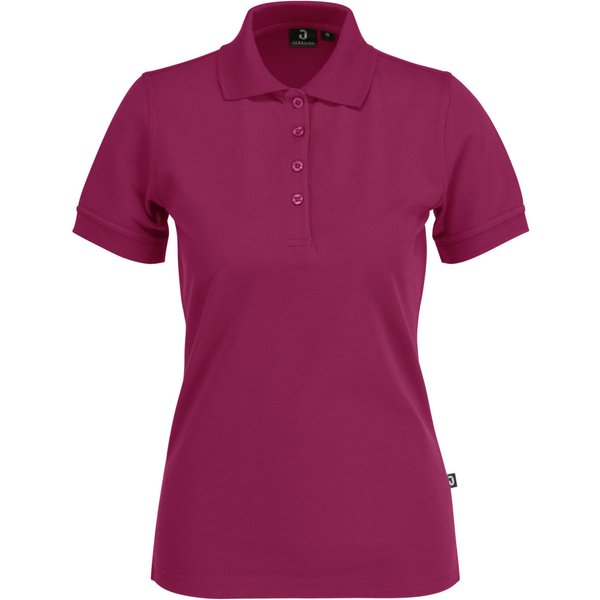 JOBELINE Polo femme Flora manches courtes; Taille 2XL; framboise