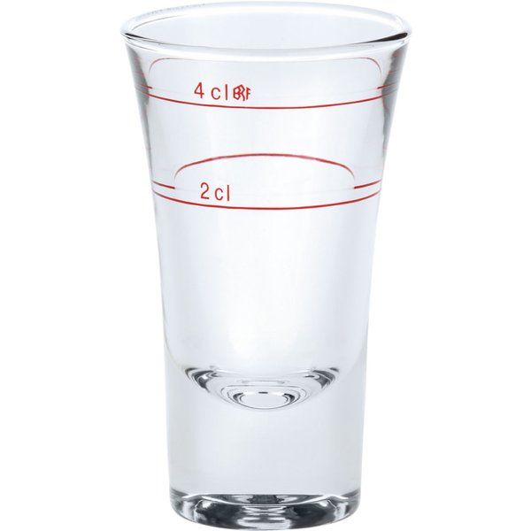 6x Bormioli Rocco Verre à digestif Dublino jaugé; 6 cl, 5.2x8.9 cm (ØxH); transparent; 2 cl & 4 cl trait de remplissage, 6 pièce(s) / Lot
