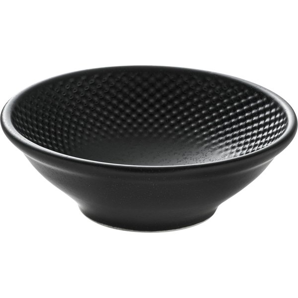 6x HEART&SOUL Saladier Pine Relief rond; 0.9 l, 20x6.5 cm (ØxH); noir; 6 pièce(s) / Lot