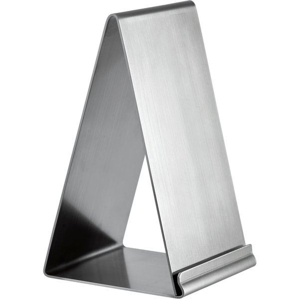 Supporto per menu Tristan VEGA; 8.2x8x14 cm (LxLxH); argento; 2 pz. / Pacco
