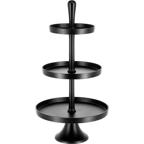 Etagere Amyntas VEGA; 43x76 cm (ØxH); nero