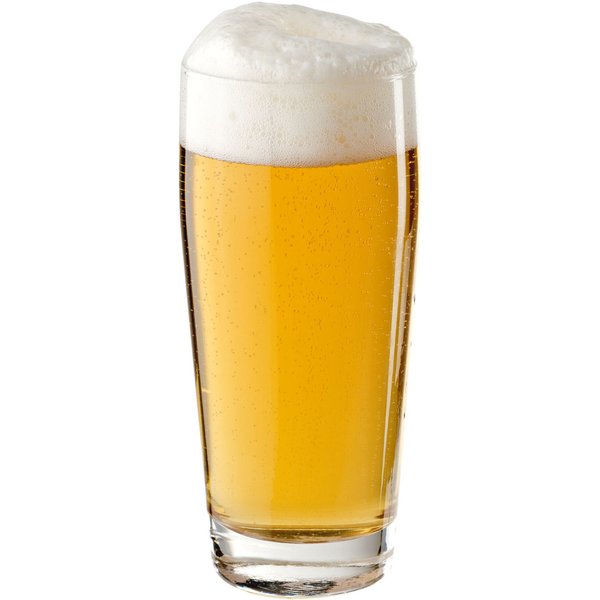 Bicchiere da birra Standard con marcatura Pasabahçe; 265 ml, 6.2x13.7 cm (ØxH); trasparente; 0.2 l Segno di riempimento, 12 pz. / Pacco