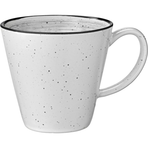 6x VEGA Tasse à café expresso Fungio; 10 cl, 6x5.5 cm (ØxH); blanc/noir; rond(e); 6 pièce(s) / Lot