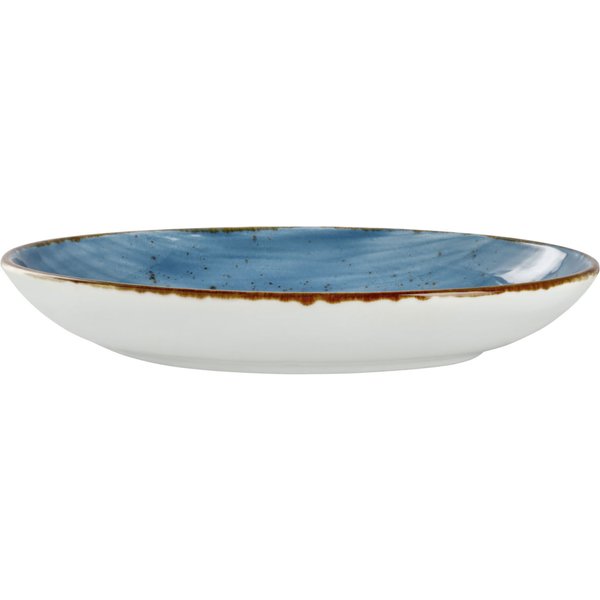 6x VEGA Assiette Nebro creuse, ovale; 80 cl, 27x20.5x4.2 cm (LxlxH); bleu clair; ovale; 6 pièce(s) / Lot