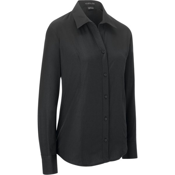 PULSIVA Chemisier femme Tabea manches longues; Taille 46; noir