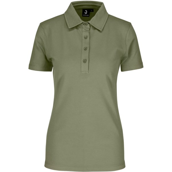 JOBELINE Polo femme Oliver manches courtes; Taille XS; kaki
