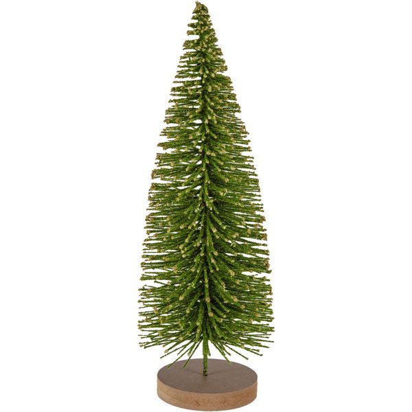 Sapin décoratif Koko; 15x40 cm (ØxH); vert/brun/doré