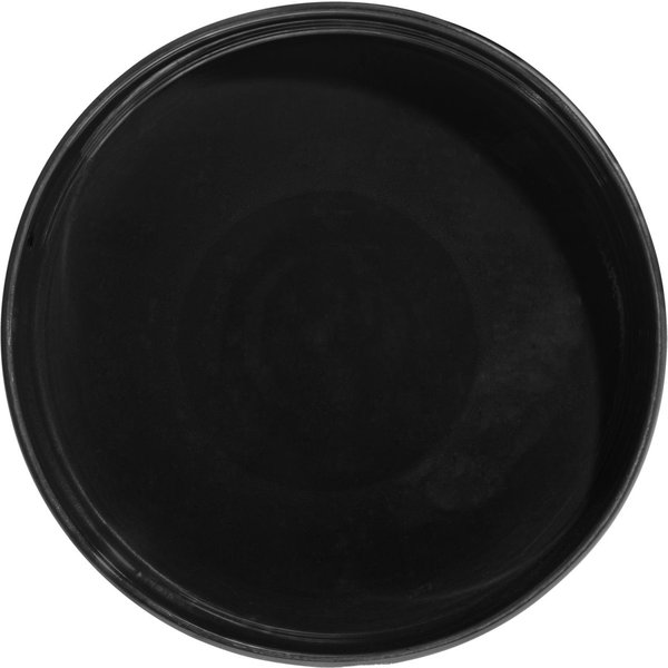 4x VEGA Piatto Skady con bordo alto; 1250 ml, 26x4.5 cm (ØxH); nero; rotonda; 4 pz. / Pacco