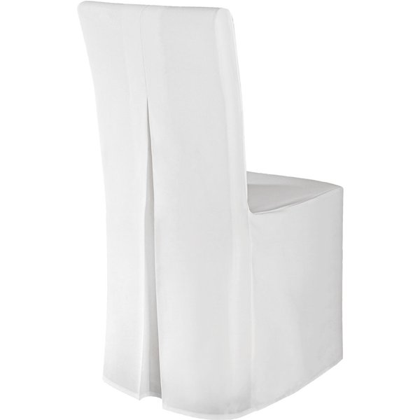 ERWIN M. Coprisedia catering Homero con spacco; 44x40x95 cm (LxLxH); bianco