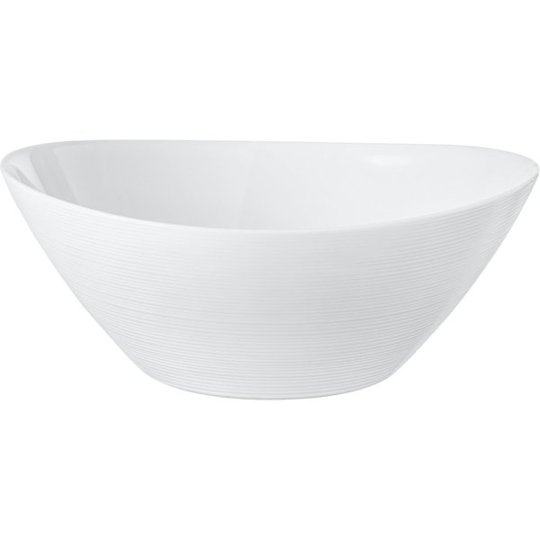 Coupelle et saladier Prometeo Bormioli Rocco; 2.3 l, 25x24x10.2 cm (LxlxH); blanc; ovale; 12 pièce(s) / Lot