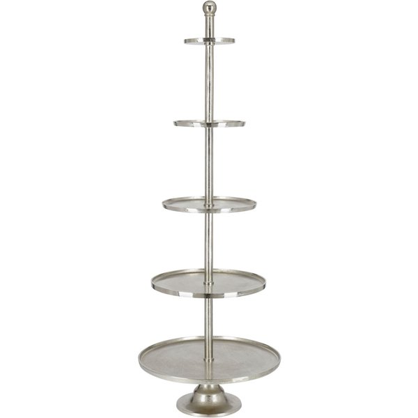 VEGA Alzata Edita; 60x170 cm (ØxH); argento