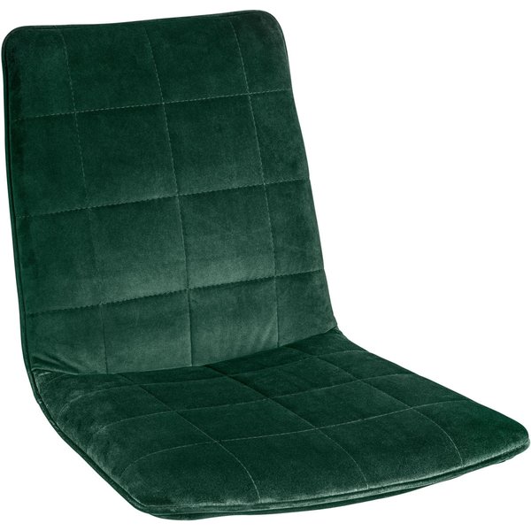 2x VEGA Seduta Milaria in velluto; 60x48x46 cm (LxPxH); abete; 2 pz. / Pacco