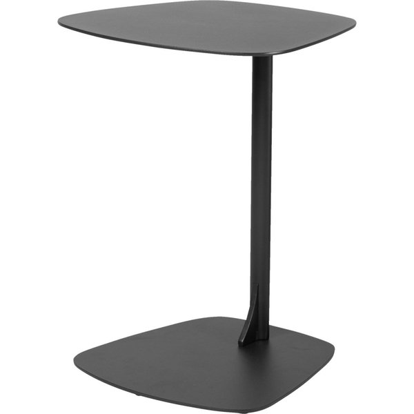 VEGA Tavolino da esterno Taro; 40x39x53 cm (LxLxH); Piano tavolo antracite, struttura antracite