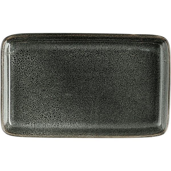 6x VEGA Assiette/plat Nano; 21x13x2.1 cm (LxlxH); noir; rectangulaire; 6 pièce(s) / Lot