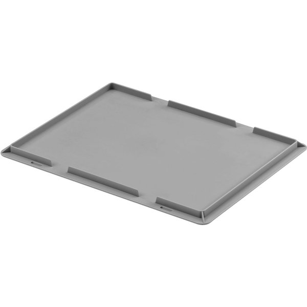 Couvercle Ringoplast; 40x30x2.6 cm (LxlxH); gris