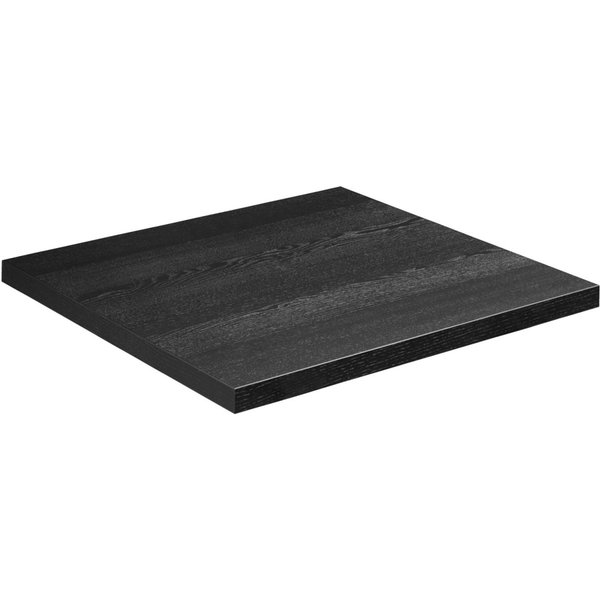 VEGA Plateau de table d'intérieur Sumba carré; 60x60 cm (Lxl); frêne teinté noir; carré(e)