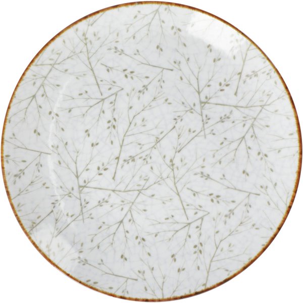 6x VEGA Piatto Eden piano; 31 cm (Ø); bianco/beige; rotonda; 6 pz. / Pacco