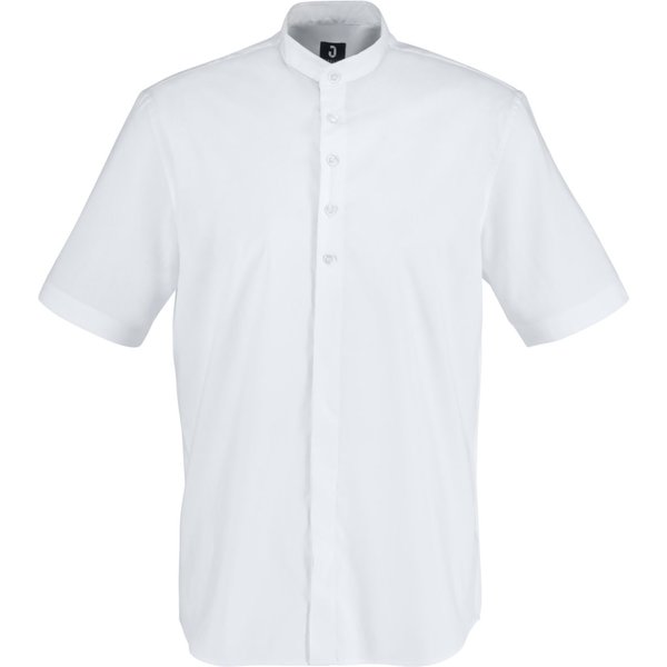 JOBELINE Camicia da uomo Lani Maniche corte; Taglia 45/46; bianco