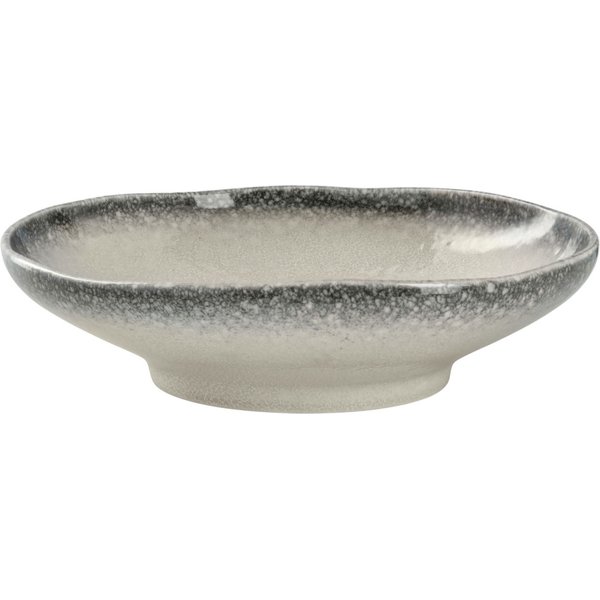 2x VEGA Assiette Nagoya creuse; 120 cl, 26x7 cm (ØxH); blanc/gris; rond(e); 2 pièce(s) / Lot