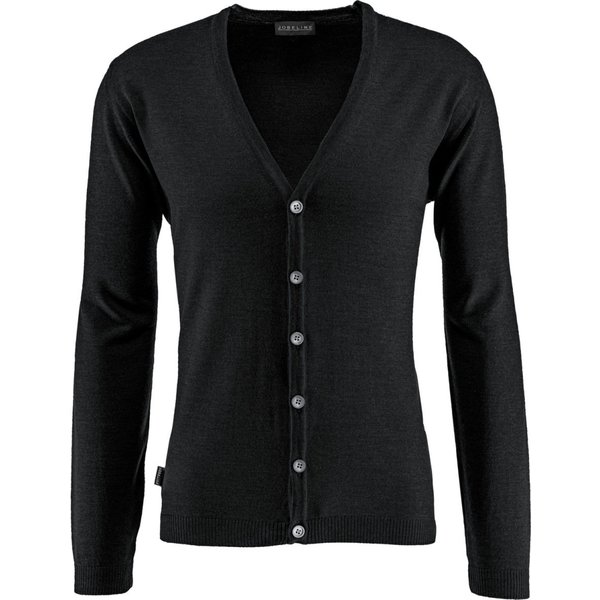 JOBELINE Cardigan da uomo Cristiano; Taglia XL; nero
