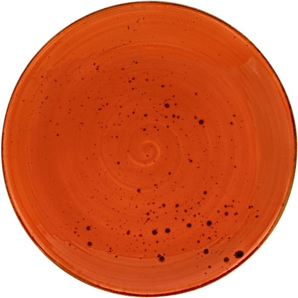 6x VEGA Assiette Nebro plate; 25 cm (Ø); rouge; rond(e); 6 pièce(s) / Lot