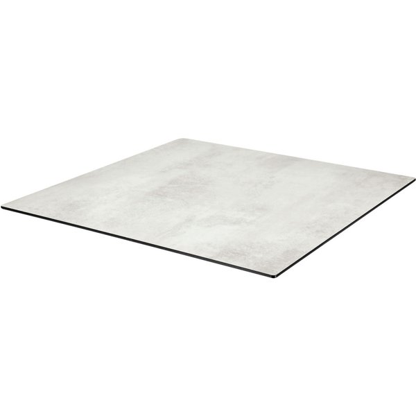 Plateau de table d'extérieur, HPL Lift carré VEGA; 80x80 cm (Lxl); gris taupe; carré(e)