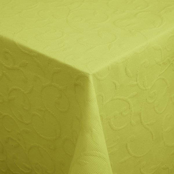 Nappe Biella ERWIN M.; 130x130 cm (lxL); vert anis; carré(e)